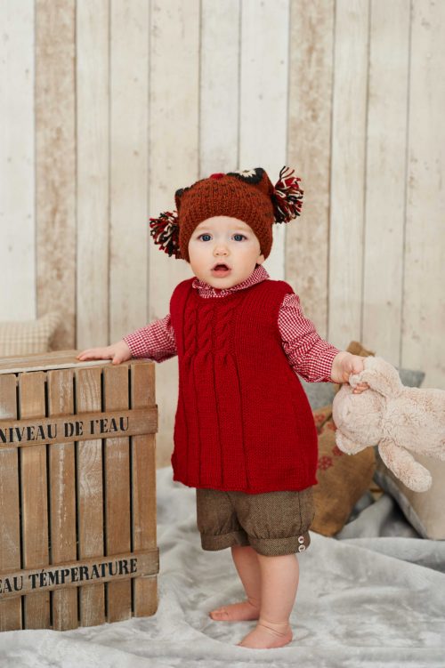 Baby Book 6 Rosehip Tunic & Little Owl Hat