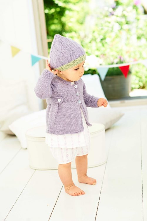 Baby Book 7 Little Lilac Coat & Little Pixie Hat