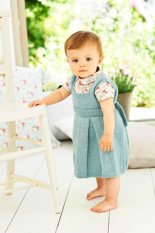 Baby Book 7 Little Pleated Pinafore