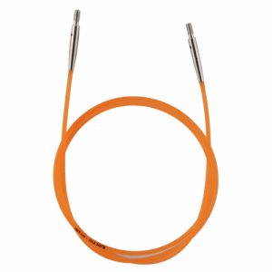KnitPro Interchangeable Circular Needle Cable: Colour Coded: Orange: 56cm (KP10634)