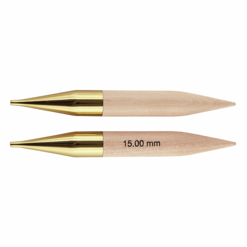 KnitPro Basix Birch: Circular Needles: Interchangeable: Standard: 15.00mm (KP35646)