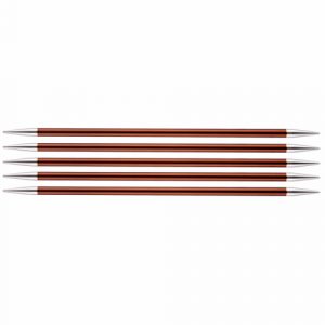 KnitPro Zing: Knitting Pins: Double-Ended: Set of Five: 15cm x 5.50mm (KP47012)
