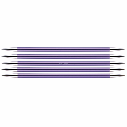 KnitPro Zing: Knitting Pins: Double-Ended: Set of Five: 15cm x 7.00mm (KP47015)