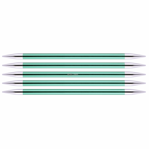 KnitPro Zing: Knitting Pins: Double-Ended: Set of Five: 15cm x 8.00mm (KP47016)