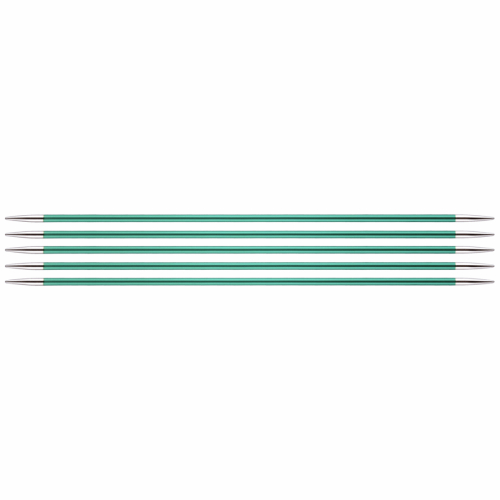 KnitPro Zing: Knitting Pins: Double-Ended: Set of Five: 20cm x 3.25mm (KP47036)