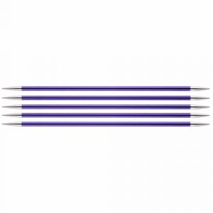 KnitPro Zing: Knitting Pins: Double-Ended: Set of Five: 20cm x 3.75mm (KP47038)