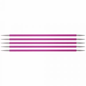 KnitPro Zing: Knitting Pins: Double-Ended: Set of Five: 20cm x 5.00mm (KP47041)