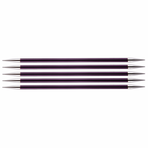 KnitPro Zing: Knitting Pins: Double-Ended: Set of Five: 20cm x 6.00mm (KP47043)