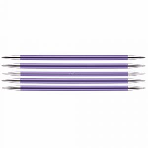KnitPro Zing: Knitting Pins: Double-Ended: Set of Five: 20cm x 7.00mm (KP47045)
