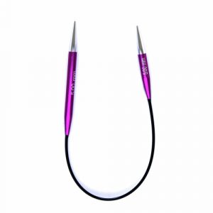 KnitPro Zing: Circular Needles: Fixed: 25cm x 5.00mm (KP47060)