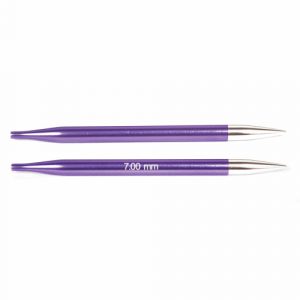 KnitPro Zing: Circular Needles: Interchangeable: Standard: 7.00mm (KP47509)