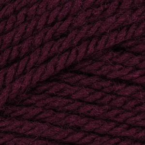 burgundy aran wool