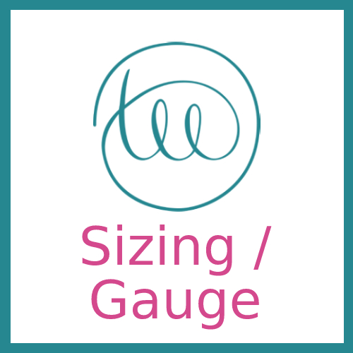 Filter by Sizing / Gauge