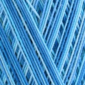 Rico Essentials Crochet Print - Blue/Turquoise Mix (004)