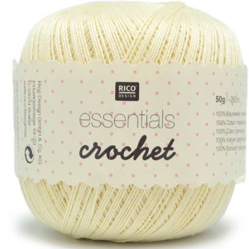 Rico Essentials Crochet - Cream (020)