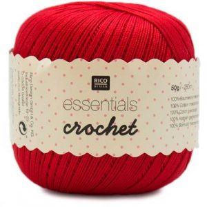 Rico Essentials Crochet - Red (004)