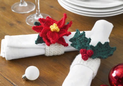 King Cole Christmas Crochet - Book 5 - Napkin Rings
