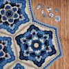 Stylecraft Pattern - Jane Crowfoot Delft Crochet Blanket - 3