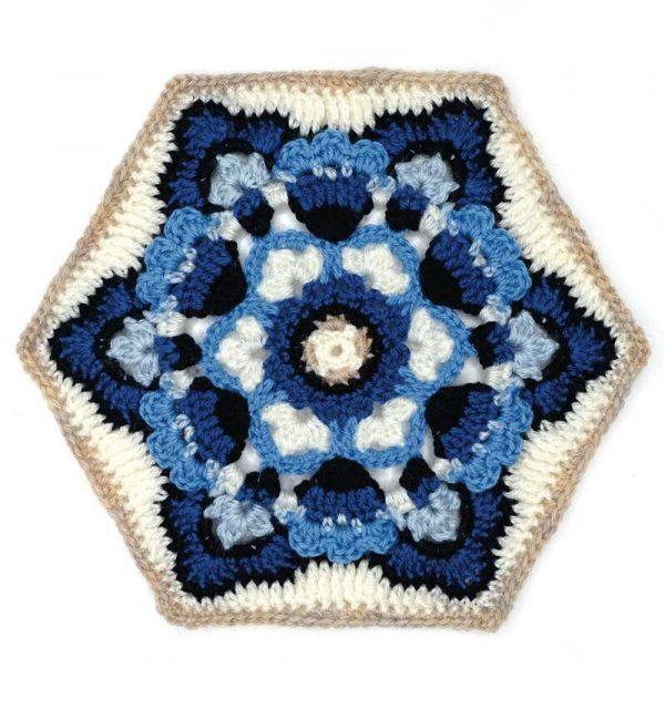Stylecraft Pattern - Jane Crowfoot Delft Crochet Blanket - 4