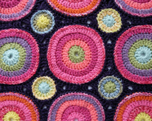 Stylecraft Pattern - Jane Crowfoot Magic Circles Crochet Blanket - 4