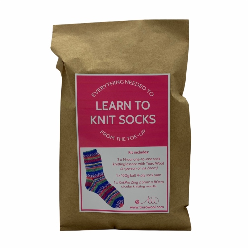 Truro Wool Learn to Knit Socks Kit