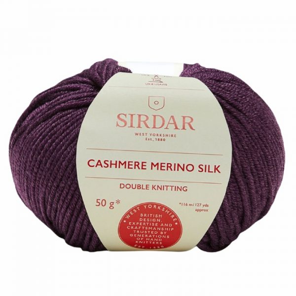 Sirdar Cashmere Merino Silk DK - Downtown Violet (0419)