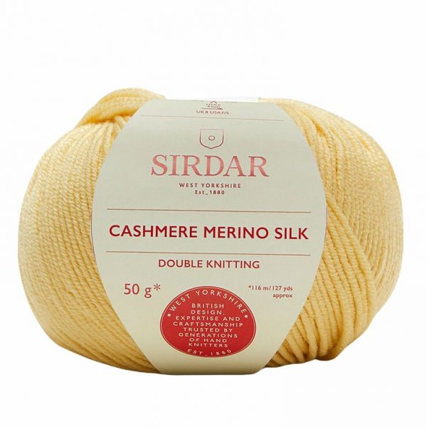 Sirdar Cashmere Merino Silk DK - Morning Yellow (0413)