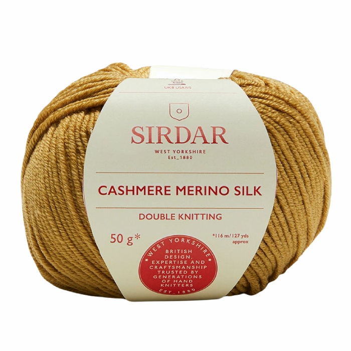 Sirdar Cashmere Merino Silk DK - Old Gold (0409)