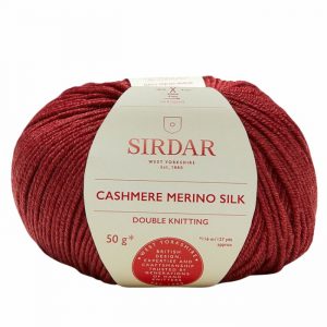 Sirdar Cashmere Merino Silk DK - Orchard Red (0416)