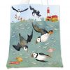 Emma Ball Tote Bag - Diving Puffins - zoom