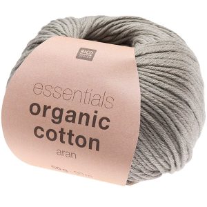 Rico Essentials Organic Cotton Aran - Grey (019)