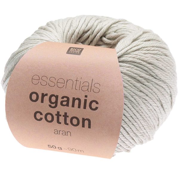 Rico Essentials Organic Cotton Aran - Silver (018)