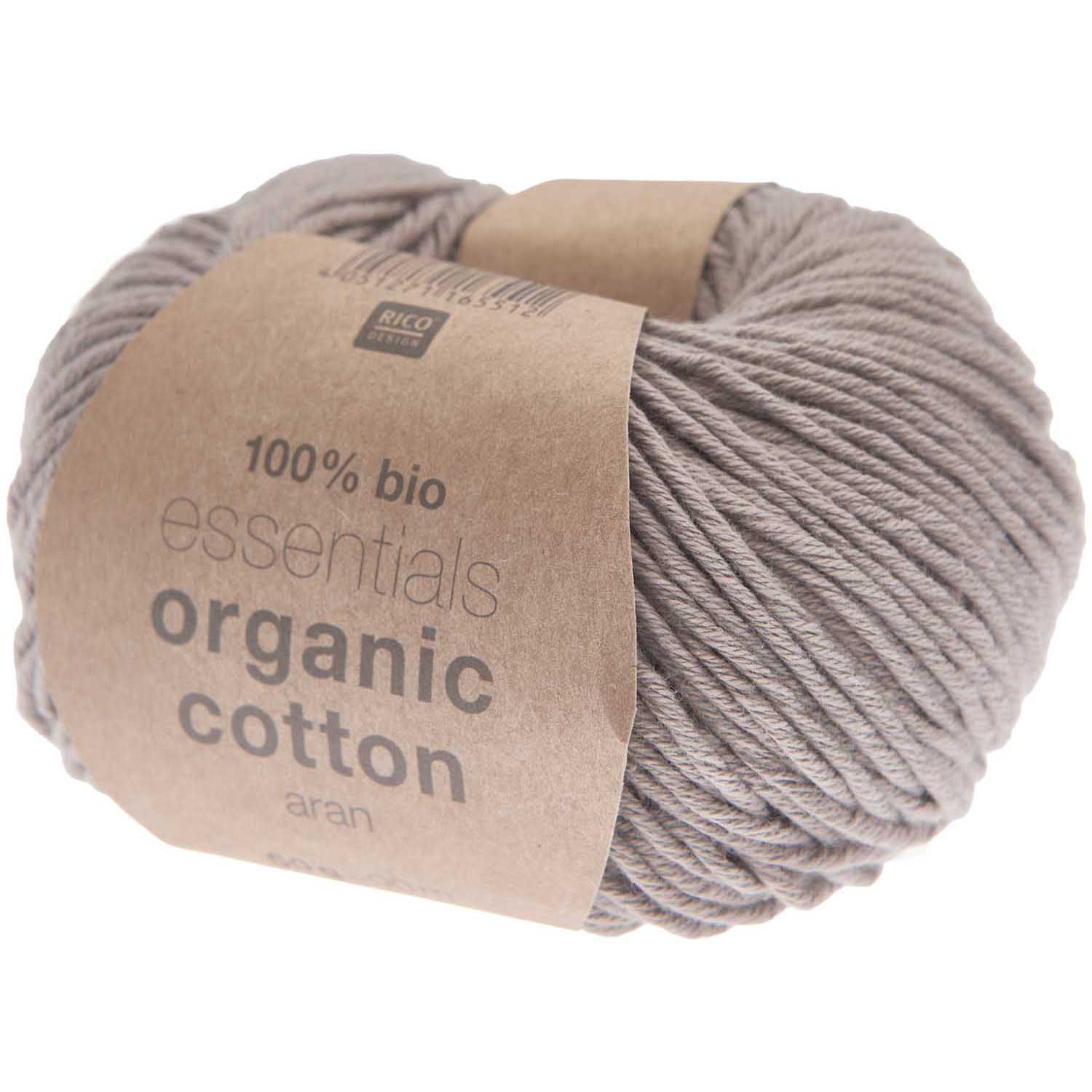 Rico Essentials Organic Cotton Aran - Taupe (025)
