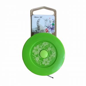 Floral Tape Measure - Green