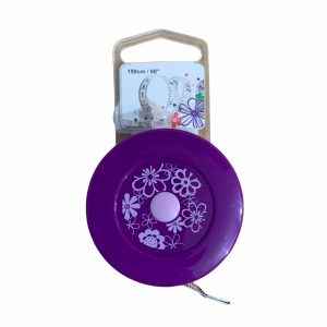 Floral Tape Measure - Purple