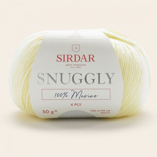 Sirdar Snuggly 100% Merino 4-Ply - Lemon (0091)
