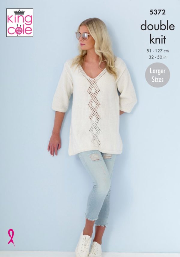 King Cole Pattern 5372 - Ladies Sweaters
