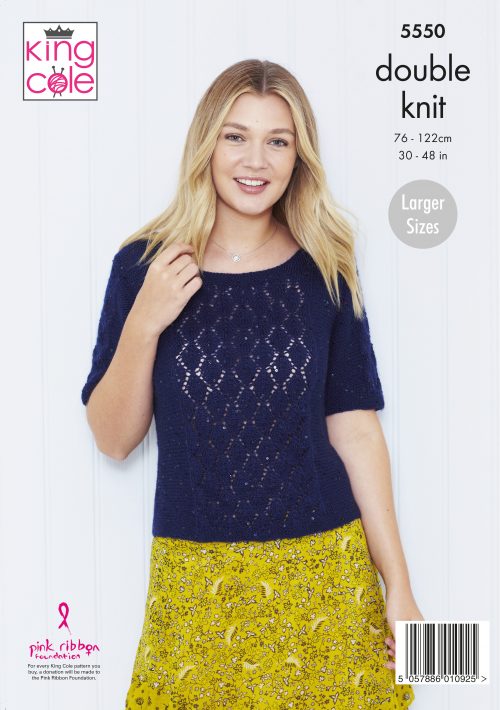King Cole Pattern 5550 - Cardigan and Top