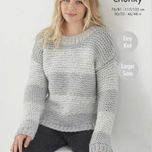 King Cole Pattern 5667 - Sweater and Cardigan
