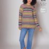 King Cole Pattern 5713 - Sweater and Cardigan