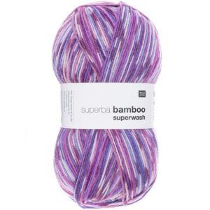 Rico Superba Bamboo Superwash - Blue Purple Mix (034)