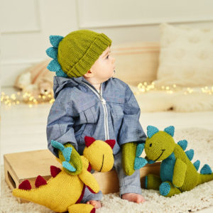 Stylecraft Pattern 9853 - Dinosaur Toy, Hat and Mittens (DK)