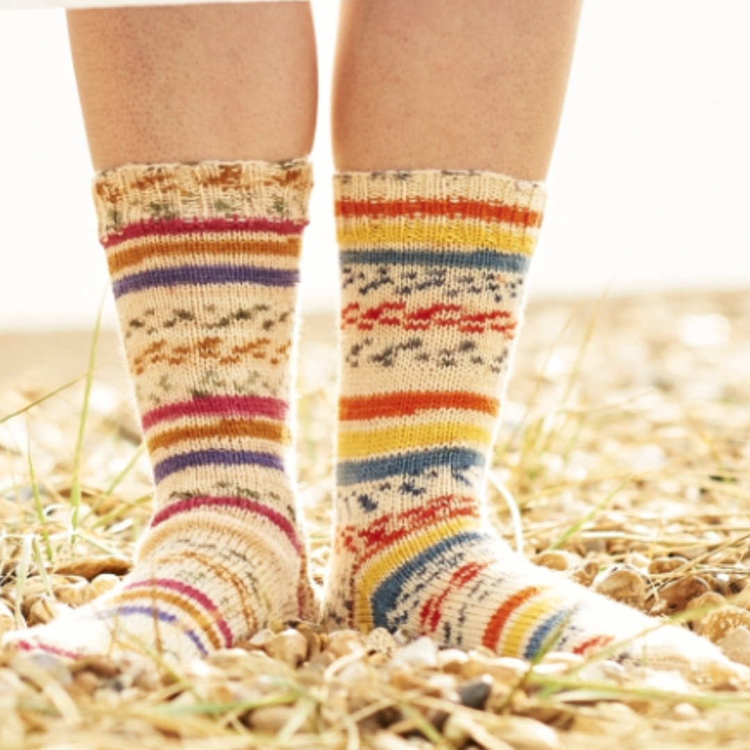 Stylecraft Head Over Heels Walking In Nature - Free Pattern - Simple Socks