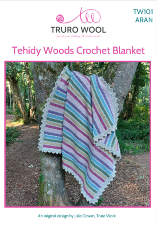 TW101 - Tehidy Woods Crochet Blanket Pattern