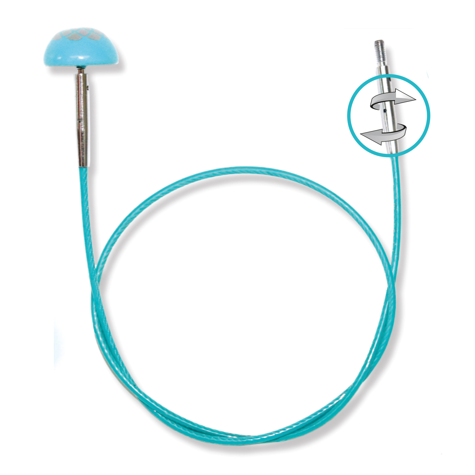 KnitPro: The Mindful Collection: 360° Swivel Cable: Interchangeable: 20cm
