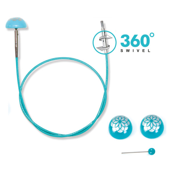 KnitPro: The Mindful Collection: 360° Swivel Cable: Interchangeable: 76cm (KP36605)
