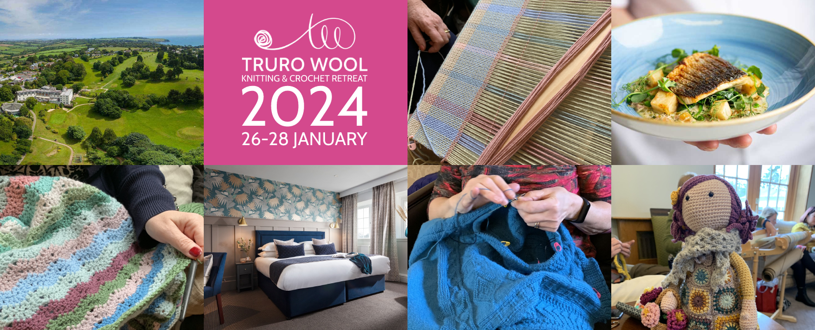 The Truro Wool Knitting & Crochet Retreat 2024 Truro Wool