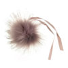 Trimits Faux Fur Tipped Pom Pom - Pink (6cm)