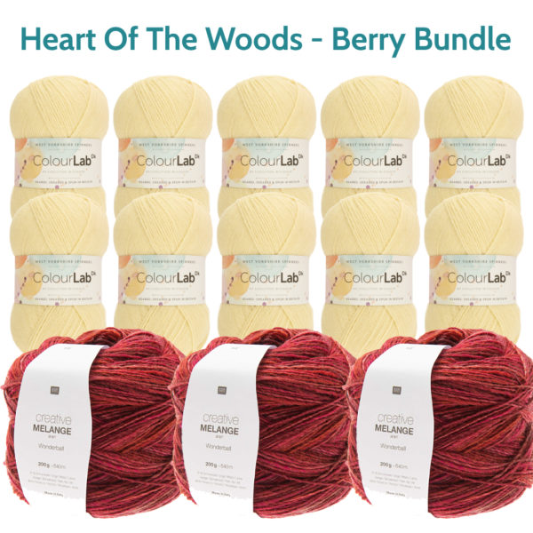 Heart Of The Woods Yarn Pack - Berry Colourway