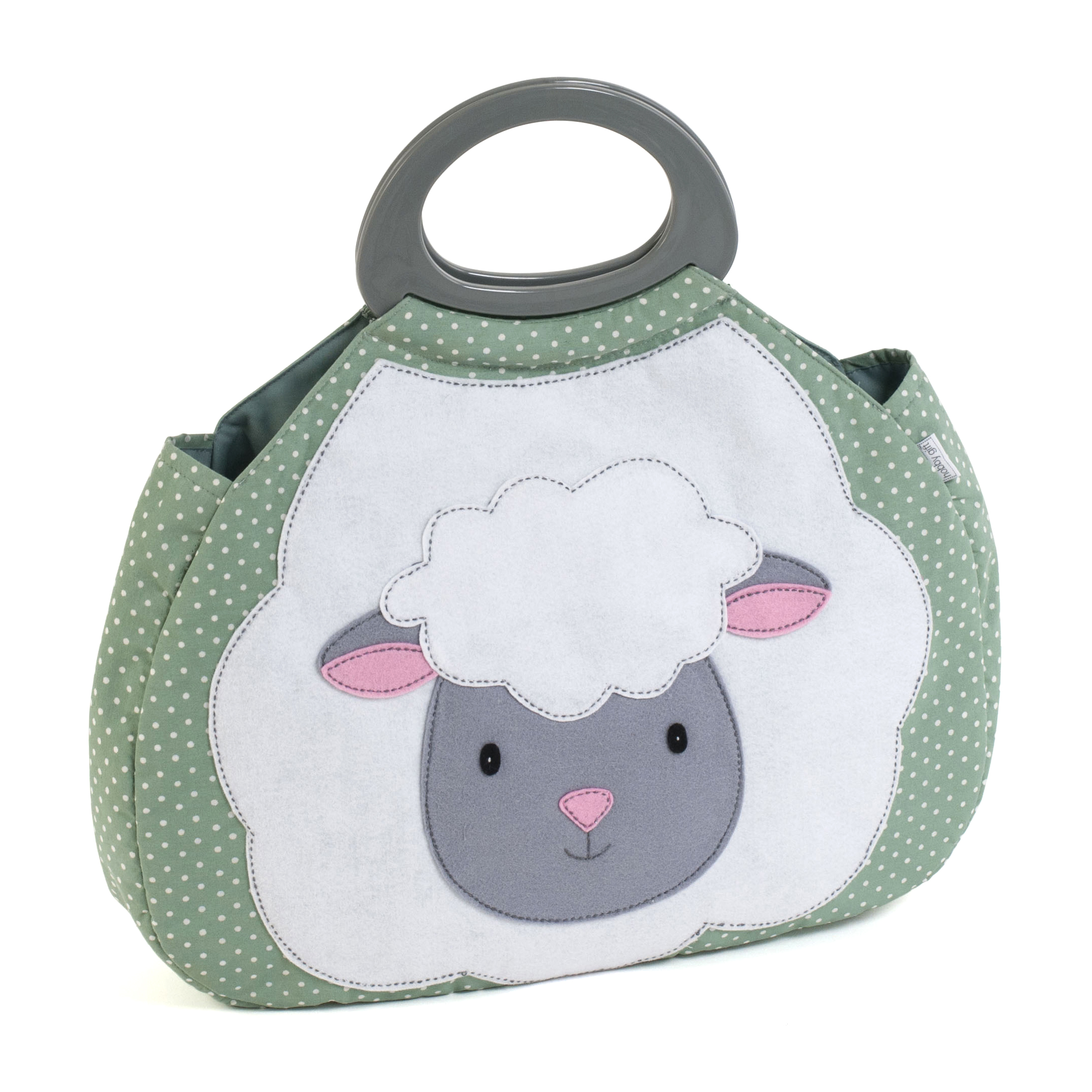 Knit Happens - Applique Sheep Knitting Bag